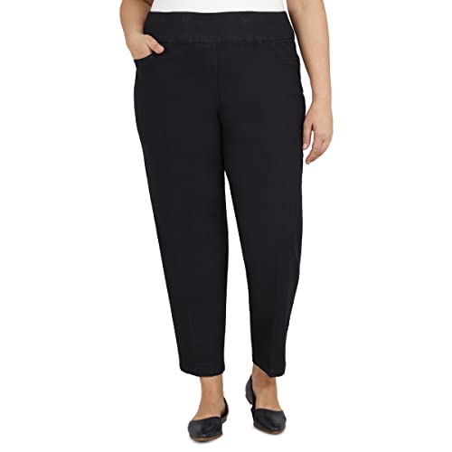 Plus Size Super Stretch Mid-Rise Short Length Pant
