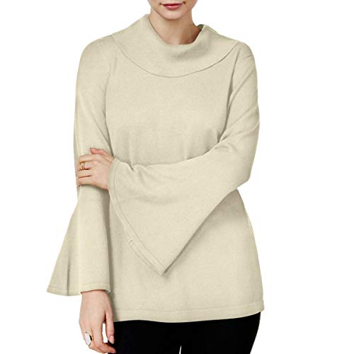 Cowl-Neck Bell-Sleeve Sweater