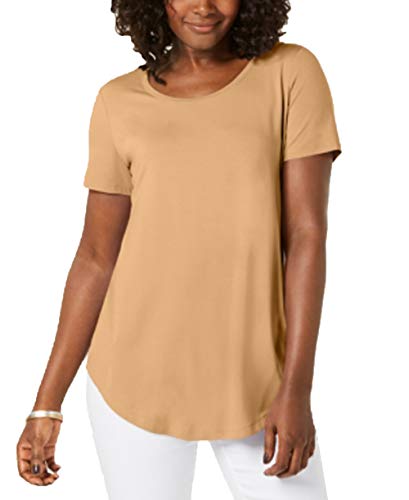 JM Collection Petite Shirttail Hem Top