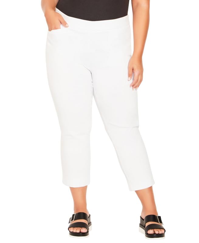 Plus Size Super Stretch Crop Pants