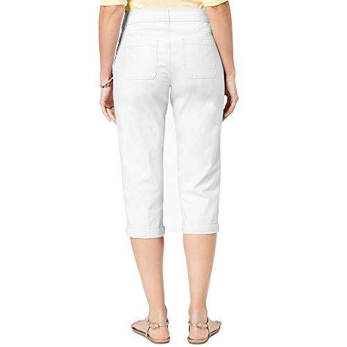 Petite Cuffed Capri Pants