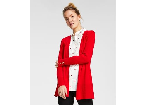 Charter Club Womens Open Front Cardigan