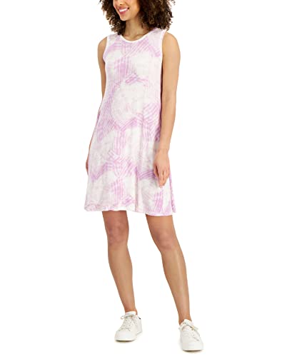 Style & Co Womens Tie Dyed Flip Flop Dress