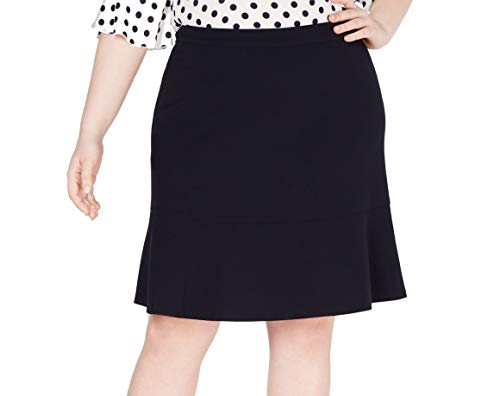 Bar III Plus Size Bi Stretch Ruffled Skirt
