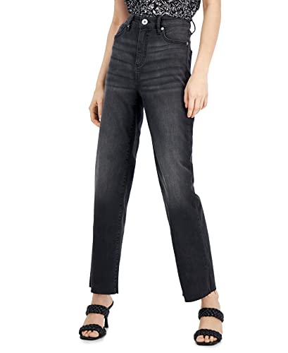 INC International Concepts Womens High Rise Straight Leg Jeans