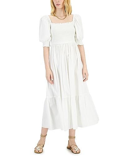 INC International Concepts Smock Puff Sleeve Dress