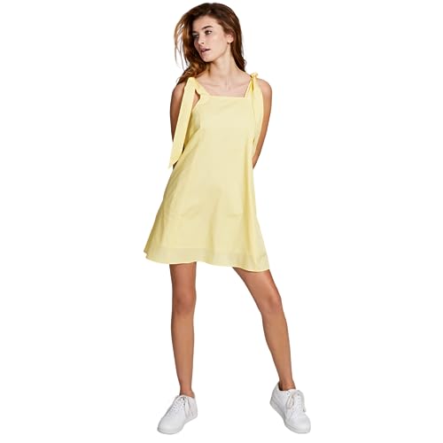 Now This Womens Cotton Tie Strap A Line Dress