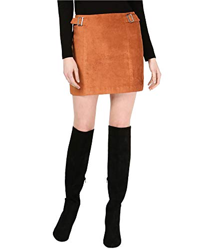 Bar III Faux Suede Mini Skirt