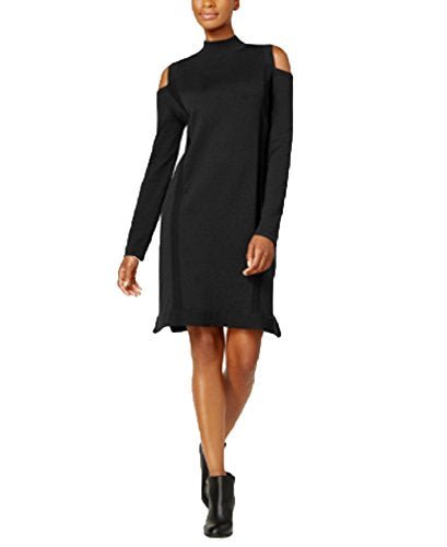 Style & Co Cold Shoulder Sweater Dress
