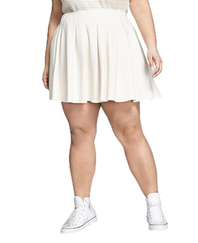 Now This Trendy Plus Size Pleated Tennis Skirt