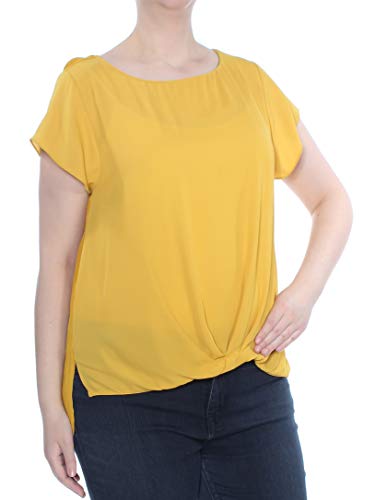 INC Draped-Hem Top