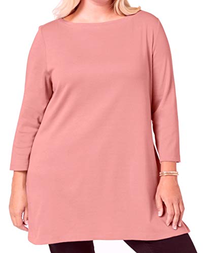 Karen Scott Plus Size Cotton Tunic Top