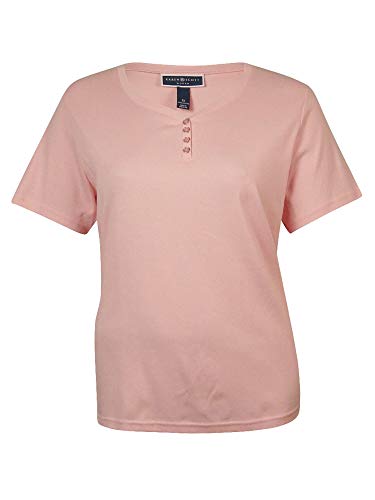Karen Scott Petite Cotton Henley Top
