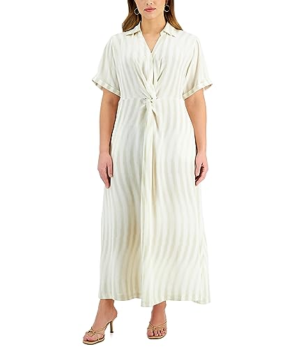Alfani Plus Size Knot Front Dress