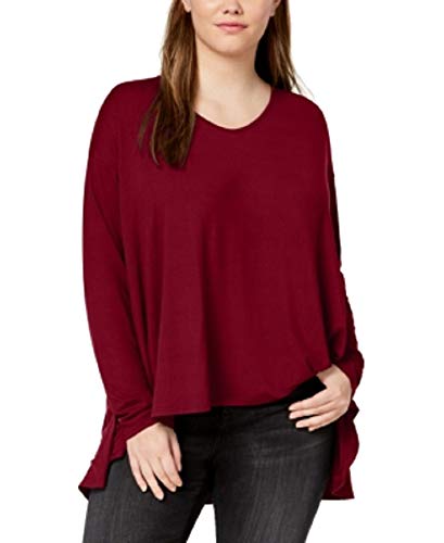 Say What Trendy Plus Size Long Sleeve Swing Top