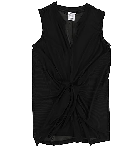 BAR III Tie Front Illusion Top
