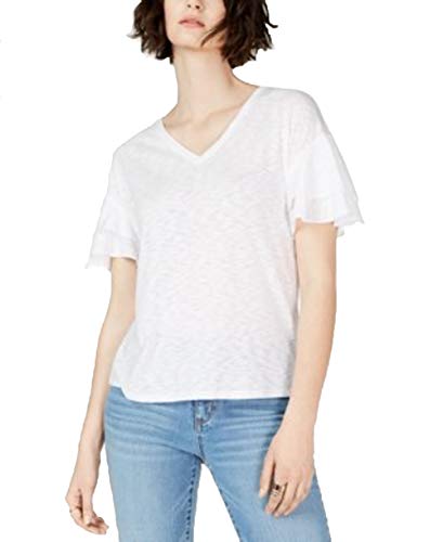 Tiered Flutter Sleeve Top