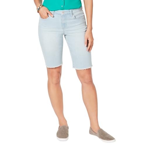Style & Co Petite Raw Hem Bermuda Shorts