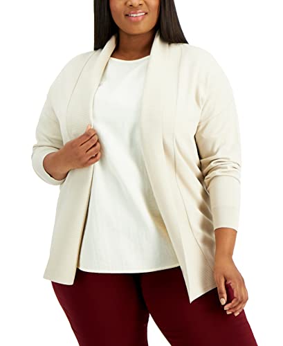 Alfani Plus Size Open Front Cardigan