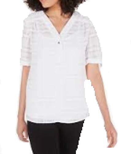 Alfani Plaid Top