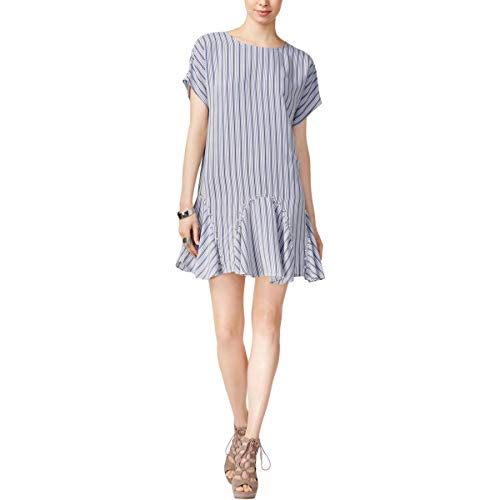 Bar III Studded Flounce Hem Dress