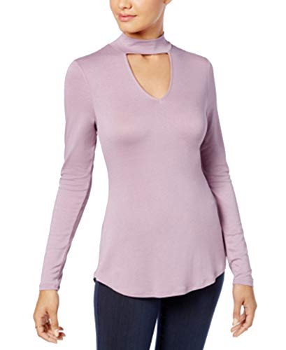 Ultra Flirt Juniors Mock Neck Cutout Top