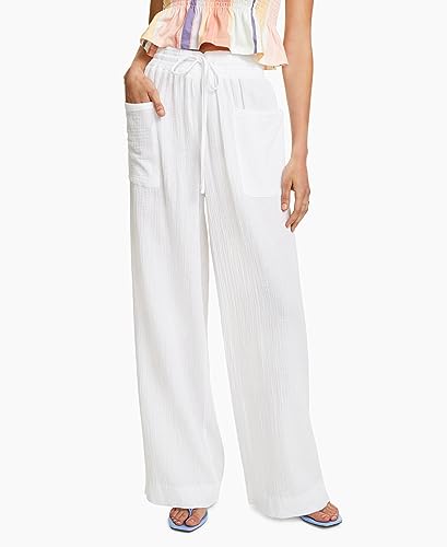 Bar III Cotton Wide Leg Pants
