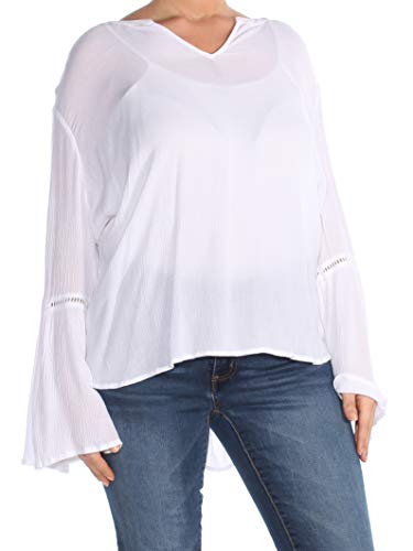 Ladder Trim Bell Sleeve Top