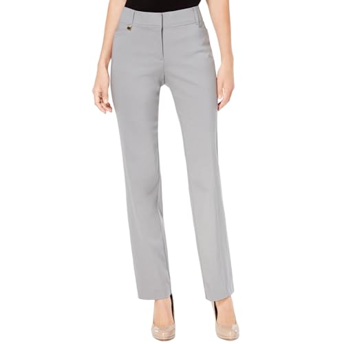 JM Collection Regular Short Length Curvy Fit Straight Leg Pants