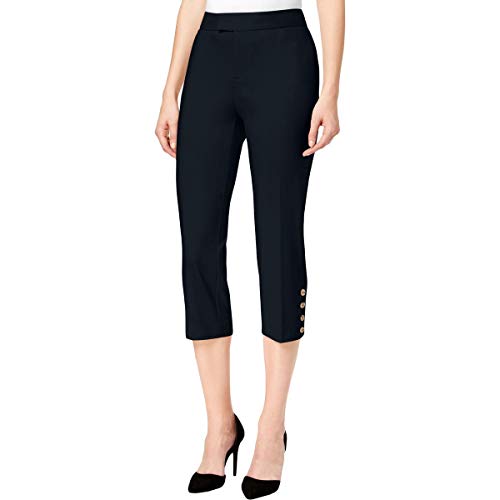 Charter Club Button Detail Capri Pants
