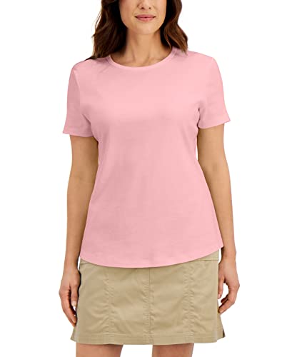 Karen Scott Petite Solid Crewneck Top