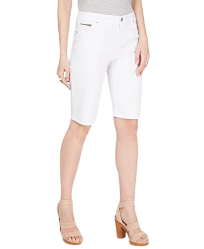 Petite Denim Bermuda Shorts