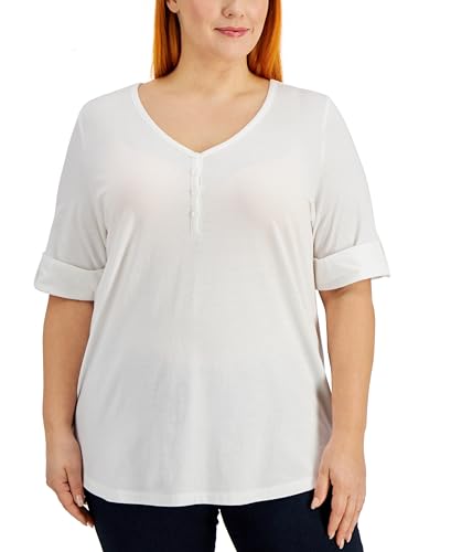 Plus Size Henley Tunic
