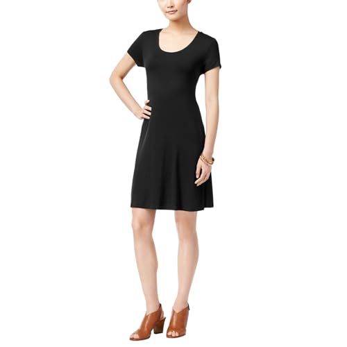 Style & Co Petite Short Sleeve A Line Dress