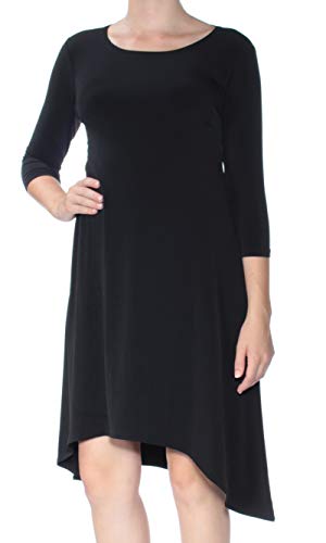 Alfani Petite Knit Handkerchief Hem Dress