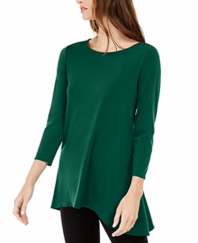 Alfani High Low Tunic True Emerald S
