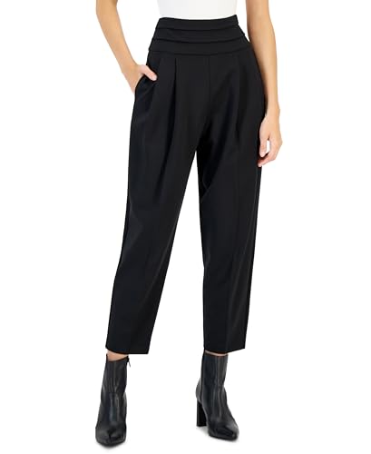 INC International Concepts Womens Pleated Waist Tapered Pants