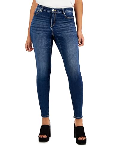 Women's Curvy Mid Rise Skinny Jeans