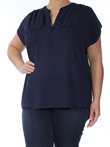 I.N.C. Split Neck Utility Shirt