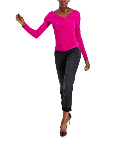 INC International Concepts Faux Wrap Top