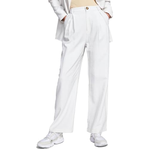Now This Womens High Rise Wide Leg Textured Trouser Pants
