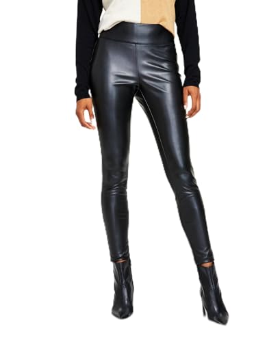 INC International Concepts Petite Faux Leather Skinny Pants