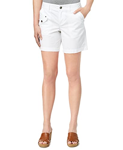 Petite Flap-Pocket Shorts