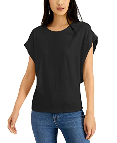 INC International Concepts Womens Rolled Sleeve T-Shirt