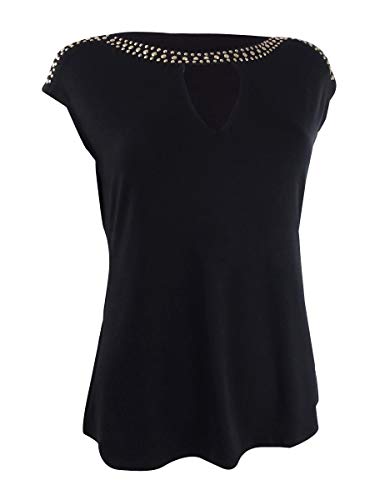 INC Embellished Keyhole T-Shirt