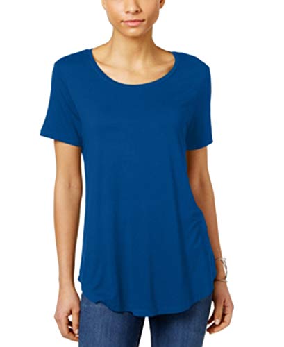 JM Collection Petite Shirttail Hem Top