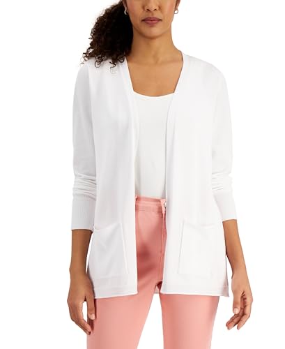 Karen Scott Open Front Cardigan