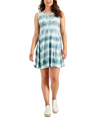 Style & Co Petite Sleeveless Printed Flip Flop Dress