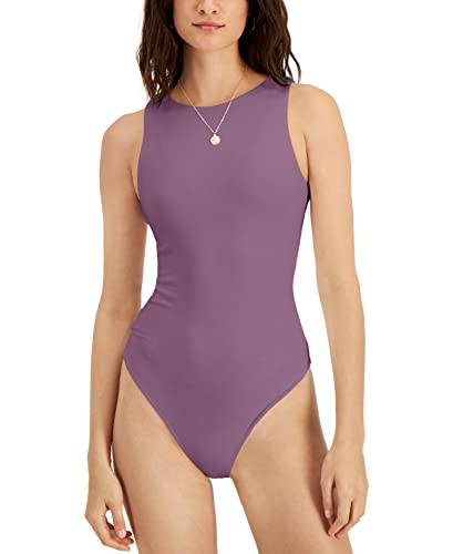 Bar III Crewneck Crepe Bodysuit