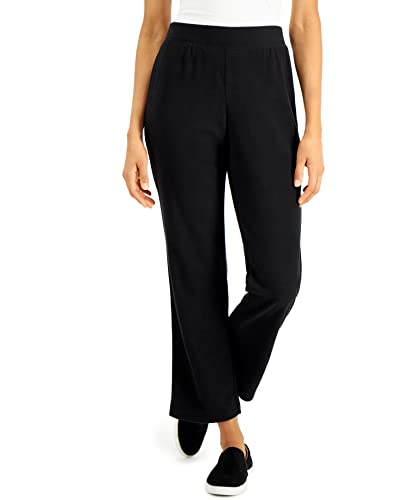 Karen Scott Pull On Microfleece Pants